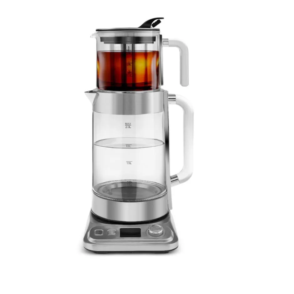 Karaca Teekocher-X Refika Teezubereiter XL Chrom Chrome01