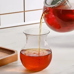 Karaca Teekannen-X REFİKA Gönlübol Glas Teekanne Farblös