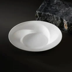 Karaca Tafelservice Für 6 Personen-x Sarıyer Design Vortex Fine Pearl Geschirr für 6 Personen-28 teilig Weıß01