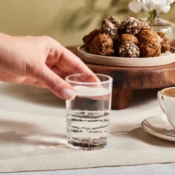 Karaca Gläser-Sets-Yaren, 6-teiliges Becherset für Kaffee, 115ML Klar