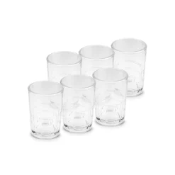 Karaca Gläser-Sets-Yaren, 6-teiliges Becherset für Kaffee, 115ML Klar
