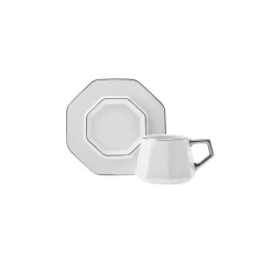 Karaca Mokka & Espressotassen Set-Zeher Kaffeetassen-Set für 6 Personen Weıß01