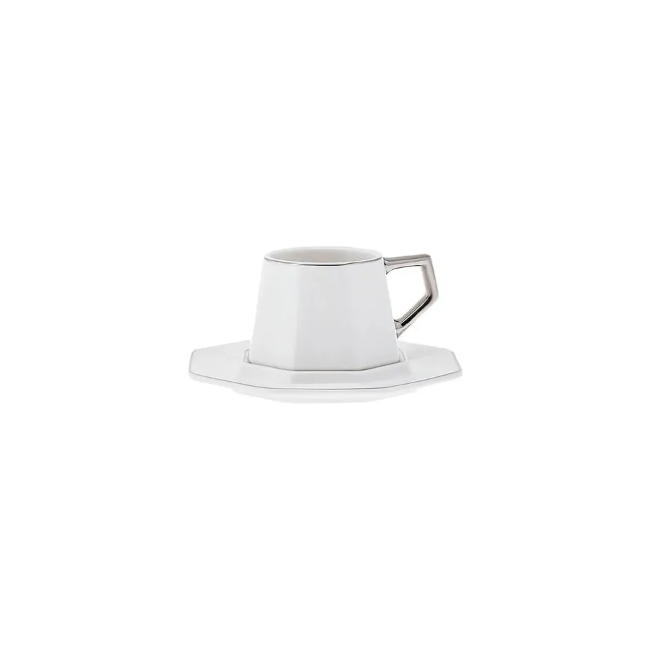 Karaca Mokka & Espressotassen Set-Zeher Kaffeetassen-Set für 6 Personen Weıß01