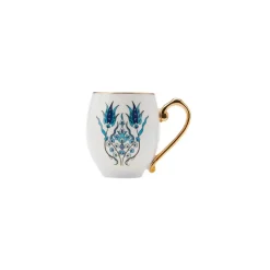 Karaca Mokka & Espressotassen Set-İznik Kaffeeservice für 6 Personen, 80 ml Blau01