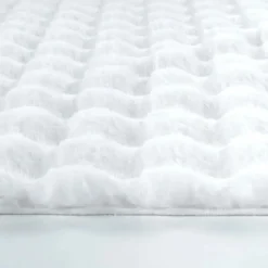 Karaca Teppich-Kaschmir Teppich 7/24 Cosy Premium Bubble Weiß 80x150 cm Weıß01