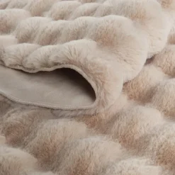 Karaca Teppich-Kaschmir Teppich 7/24 Cosy Premium Bubble Beige 120x180 cm Beıge01