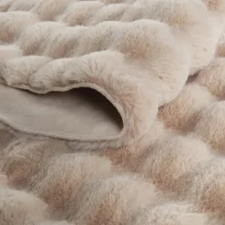 Karaca Teppich-Kaschmir Teppich 7/24 Cosy Premium Bubble Beige 100x150 cm Beıge01