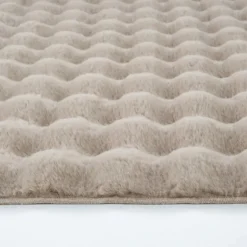 Karaca Teppich-Kaschmir Teppich 7/24 Cosy Premium Bubble Beige 100x150 cm Beıge01