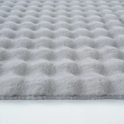 Karaca Teppich-Kaschmir Teppich 7/24 Cosy Premium Bubble Hellgrau 100x150 cm Hellgrau01