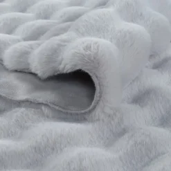 Karaca Teppich-Kaschmir Teppich 7/24 Cosy Premium Bubble Hellgrau 120x180 cm Hellgrau01