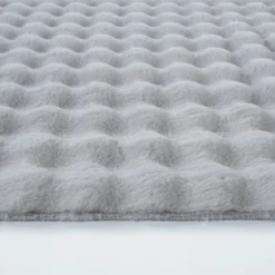 Karaca Teppich-Kaschmir Teppich 7/24 Cosy Premium Bubble Hellgrau 120x180 cm Hellgrau01