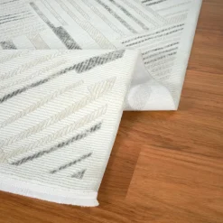Karaca Teppich-Kaschmir Teppich 7/24 Elegante Lumina Grey 80x150 cm
