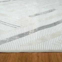 Karaca Teppich-Kaschmir Teppich 7/24 Elegante Lumina Grey 80x150 cm