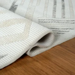 Karaca Teppich-Kaschmir Teppich 7/24 Elegante Lumina Grey 80x150 cm
