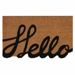 Karaca Teppich-Kaschmir Teppich Form Hello Coco Fußmatte 45x75 cm