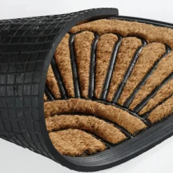 Karaca Teppich-Kaschmir Teppich Gummifächer Coco Fußmatte 45x75 cm