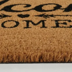 Karaca Teppich-Kaschmir Teppich Welcome Home Coco Fußmatte 45x75 cm