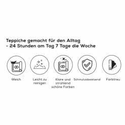 Karaca Teppich-Kasmir Hali 7/24 Vier Jahreszeiten Quinoa 80x300 cm Beıge01