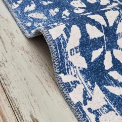 Karaca Teppich-Kasmir Hali Dekorative Kunst Trend Karpatos Doppelseitiger Teppich 120x180 cm Blau01