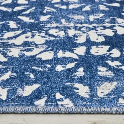 Karaca Teppich-Kasmir Hali Dekorative Kunst Trend Karpatos Doppelseitiger Teppich 120x180 cm Blau01