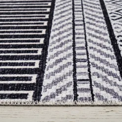Karaca Teppich-Kasmir Hali Dekorative Kunst Trend Hitit Teppich 80x150 cm Grau02