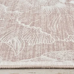 Karaca Teppich-Kasmir Hali Dekorative Kunst Trend Kamelie Doppelseitiger Teppich 160x230 cm Beıge01