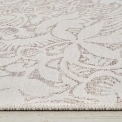 Karaca Teppich-Kasmir Hali Dekorative Kunst Trend Floral Doppelseitiger Teppich 120x180 cm Beıge01