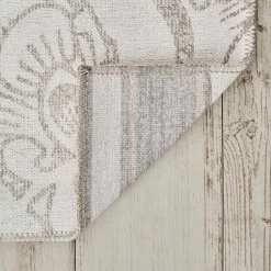 Karaca Teppich-Kasmir Hali Dekorative Kunst Trend Floral Doppelseitiger Teppich 120x180 cm Beıge01