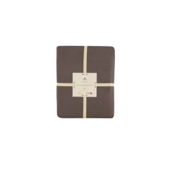 Karaca Bettüberwürfe Set-Leaf Bettüberwurf-Set Anthrazit 230x240 Cm + 2 (50x70 Cm) Anthracıte