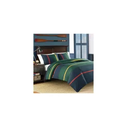 Karaca Bettwäsche-Nautica Heritage Einzel Bettbezugsset, 135x200, 80x80