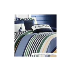 Karaca Bettwäsche-Nautica Home Dover Bettwäsche Set Satın 135X200 +80X80