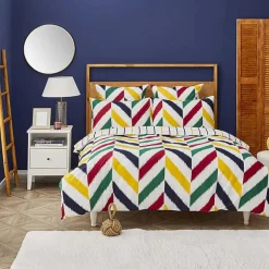 Karaca Bettwäsche-Nautica Home Herring BettbezugSet aus 100 % Baumwolle, 200 × 200 cm, WeißMulticolor -