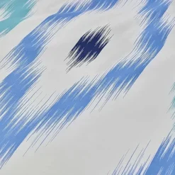 Karaca Bettwäsche-Nautica Home Ikat BettbezugSet aus 100 % Baumwolle, 135 × 200 cm, WeißBlau -