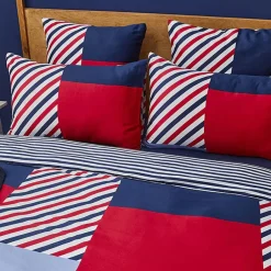 Karaca Bettwäsche-Nautica Home Morris BettbezugSet aus 100 % Baumwolle, 155 × 220 cm, Navy Blue Multi -
