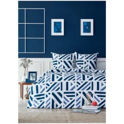 Karaca Bettwäsche-Nautica Home Orıon Bettwäsche Set 100% Baumwolle 135X200 + 80X80