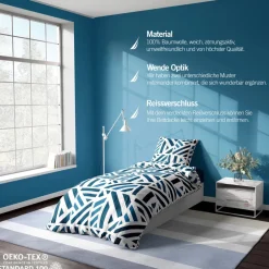 Karaca Bettwäsche-Nautica Home Orıon Bettwäsche Set 100% Baumwolle 135X200 + 80X80