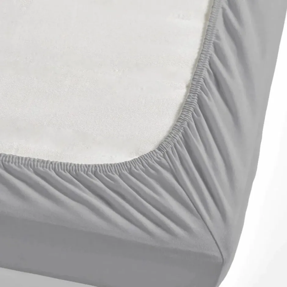 Karaca Bettlaken-Nautica Jersey-Spannbetttuch, Silbergrau, 140x200cm Sılver Gray