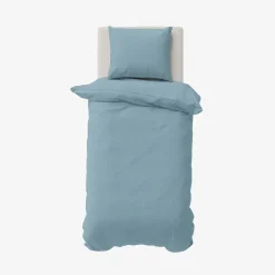 Karaca Bettwäsche-Nautica Solid Einzelperson Blau Bettbezugsset, 135x200, 80x80
