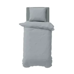 Karaca Bettwäsche-Nautica Solid Einzelperson Grau Bettbezugsset, 135X200, 80X80
