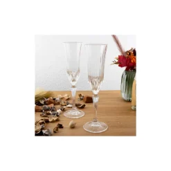 Karaca Gläser-Sets-Rcr Adagio Sektglas, 6 teilig, 180 ml Weıß01