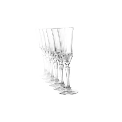 Karaca Gläser-Sets-Rcr Adagio Sektglas, 6 teilig, 180 ml Weıß01