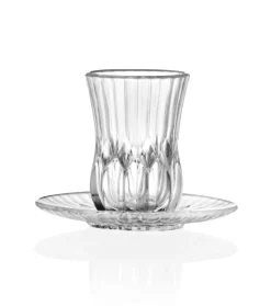 Karaca Teegläser Sets-RCR Adagio Teetassen-Set, 12-teilig, für 6 Personen