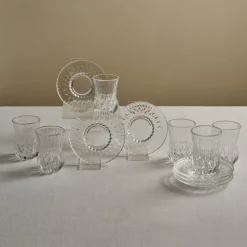 Karaca Teegläser Sets-RCR Adagio Teetassen-Set, 12-teilig, für 6 Personen