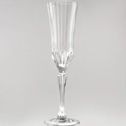 Karaca Weingläser & Kelchglas-RCR Adagio 6-teiliges Flöten-Glas-Set 180 ml Klar