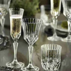 Karaca Weingläser & Kelchglas-RCR Adagio 6-teiliges Kelch-Set 280 ml Klar