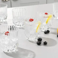 Karaca Gläser-Sets-RCR Adagio 6-teiliges Wasserglas-Set 350 ml Şeffaf