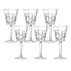 Karaca Weingläser & Kelchglas-RCR Etna Kelch Set, 6 Teilig, 280 ml Klar