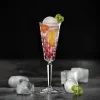 Karaca Weingläser & Kelchglas-RCR Etna 6-teiliges Champagnerflöten-Set für 6 Personen, 180 ml, Transparent