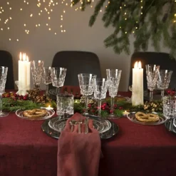 Karaca Weingläser & Kelchglas-RCR Etna 6-teiliges Champagnerflöten-Set für 6 Personen, 180 ml, Transparent