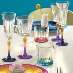 Karaca Weingläser & Kelchglas-RCR Gipsy Weinglas, 6 Teilig Multıfarben02